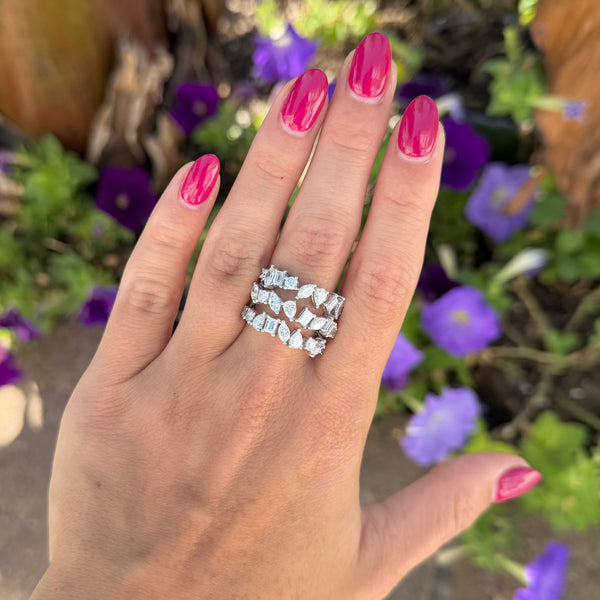 14K GOLD DIAMOND GINA RING