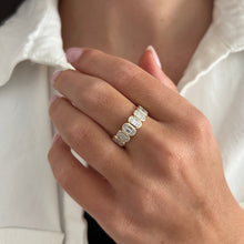 14K GOLD DIAMOND EVELYN RING