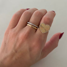 14K GOLD DIAMOND LIOR RING