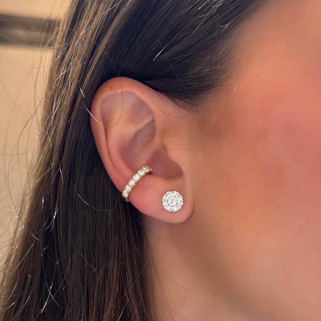 14K GOLD DIAMOND DANA EAR CUFF