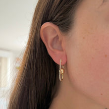 14K GOLD DIAMOND ALANA HOOPS