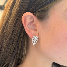 14K GOLD DIAMOND CHANNA EARRINGS