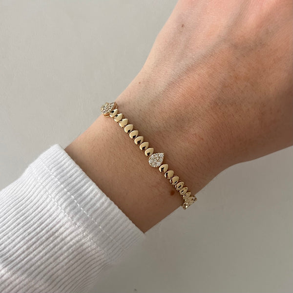 14K GOLD DIAMOND MAIA BRACELET