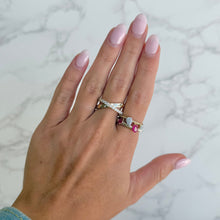14K GOLD DIAMOND JENNY RING
