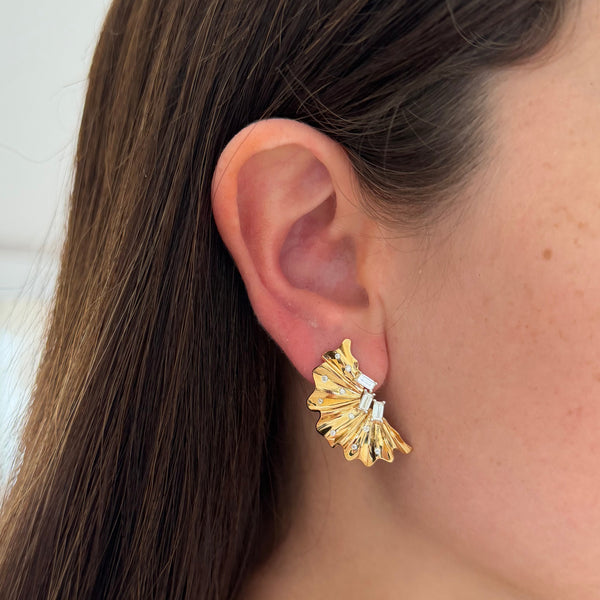 18K GOLD DIAMOND HEIDI EARRINGS