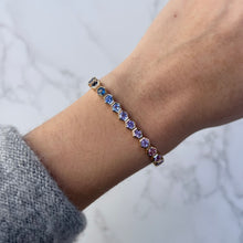 14K GOLD MULTI COLOR SAPPHIRE JEANNE BRACELET