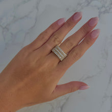 14K GOLD DIAMOND JANIS RING