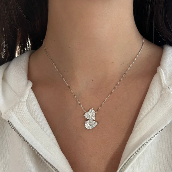 14K GOLD DIAMOND HILA NECKLACE