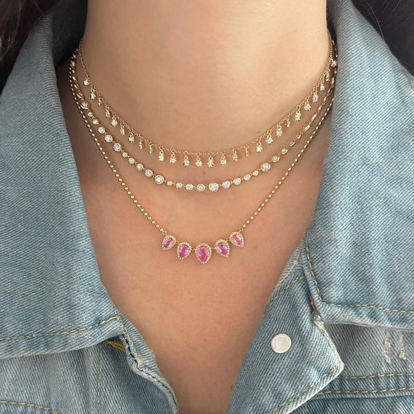 14K GOLD DIAMOND ARIA NECKLACE