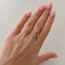 14K GOLD DIAMOND LIZETTE RING