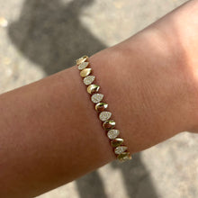 14K GOLD DIAMOND MILA PEAR BRACELET