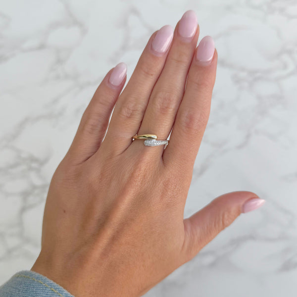 14K GOLD DIAMOND DANNA RING