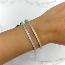 14K GOLD DIAMOND ROBIN BANGLE