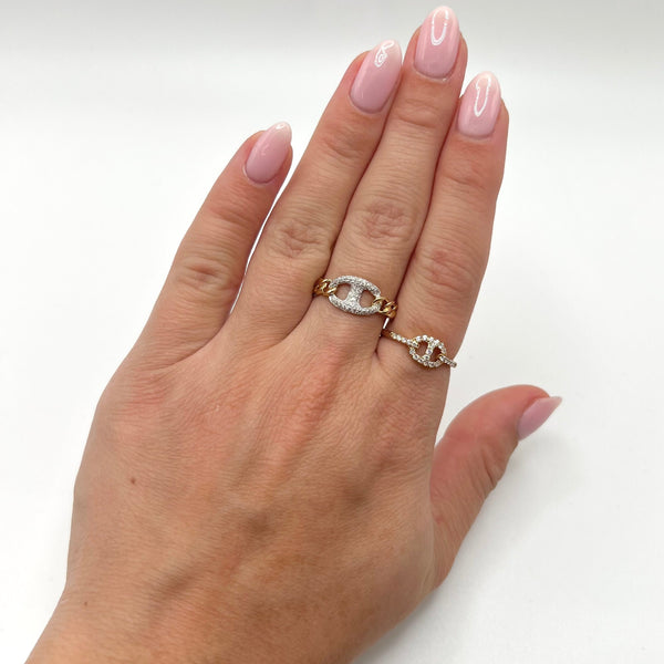 14K GOLD DIAMOND CAITLYN RING