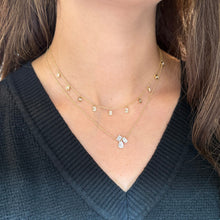 14K GOLD DIAMOND RAINA NECKLACE