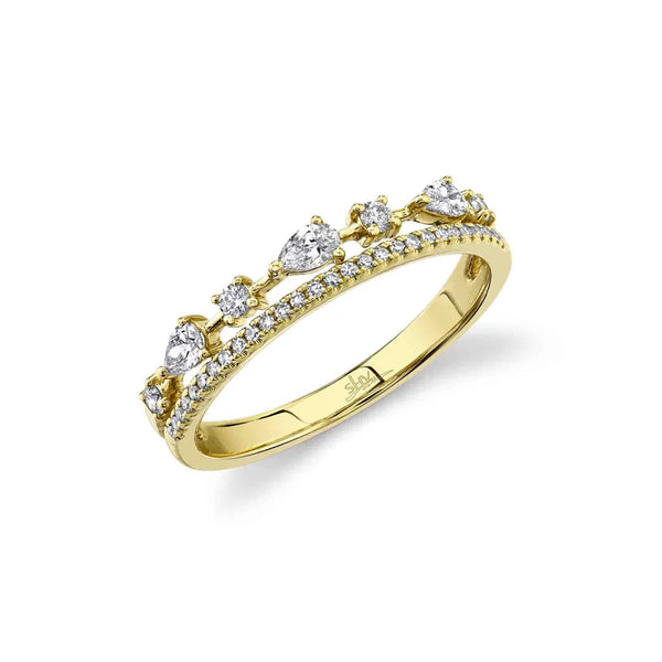 14K GOLD DIAMOND ELSA RING