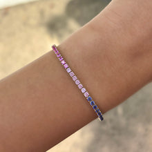 14K GOLD MULTICOLOR SAPPHIRE LISA BRACELET