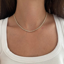 14K GOLD DIAMOND RILEY BEZEL NECKLACE