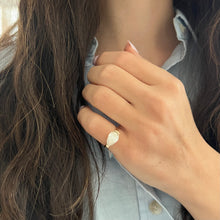 14K GOLD LAB GROWN DIAMOND YVETTE PINKY RING