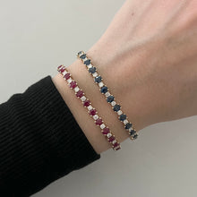 14K GOLD DIAMOND SAPPHIRE IRENE BRACELET