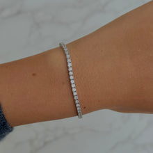 14K GOLD 3.78 CT DIAMOND CLASSIC TENNIS BRACELET