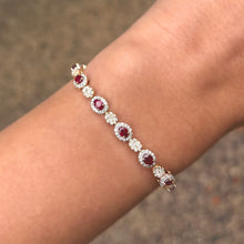 14K GOLD DIAMOND RUBY CHELLI BRACELET