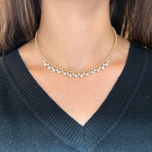 14K GOLD DIAMOND CASSIE CHOKER NECKLACE
