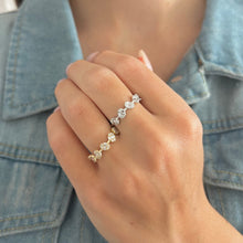 14K GOLD DIAMOND AUDREY RING