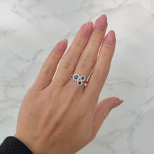14K GOLD DIAMOND AND SAPPHIRE LUCY RING