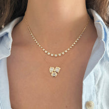 14K GOLD DIAMOND MARA NECKLACE