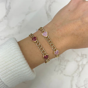 14K GOLD RUBY HARLOW BRACELET