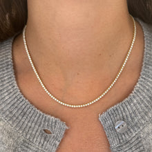 14K GOLD 5.35 CT DIAMOND CLASSIC TENNIS NECKLACE