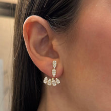 14K GOLD DIAMOND LINDSAY EARRINGS