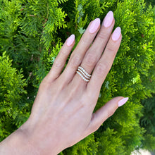 14K GOLD DIAMOND MILLIE RING