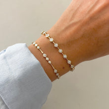 14K GOLD DIAMOND RAYLEE BEZEL BRACELET