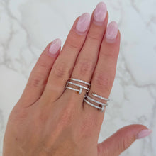 14K GOLD DIAMOND LISA NAIL RING