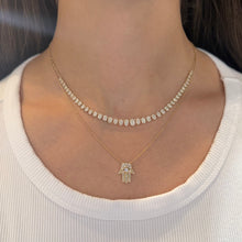 14K GOLD DIAMOND MILLIE NECKLACE