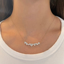 14K GOLD DIAMOND CHANNON NECKLACE