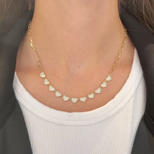 14K GOLD DIAMOND CHLOE HEART NECKLACE