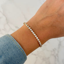 14K GOLD DIAMOND MILLIE BEZEL BRACELET
