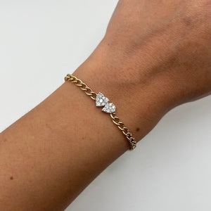 14K GOLD DIAMOND CELIA BRACELET