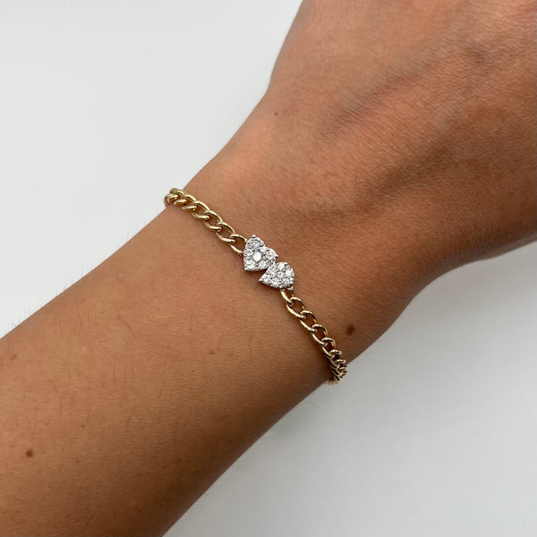 14K GOLD DIAMOND CELIA BRACELET