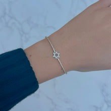 14K GOLD DIAMOND EMMA STAR OF DAVID BRACELET