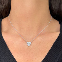 14K GOLD DIAMOND SASHA HEART NECKLACE
