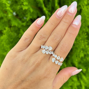 14K GOLD LAB GROWN DIAMOND ISABELLA HEART RING