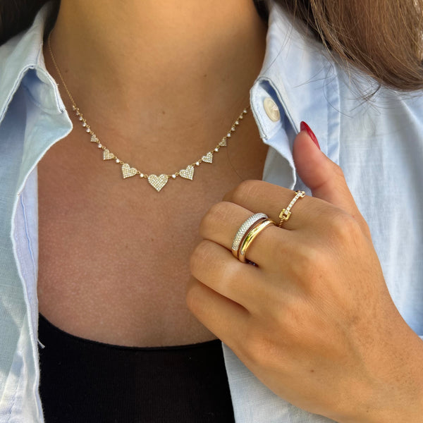14K GOLD DIAMOND ASTRID RING
