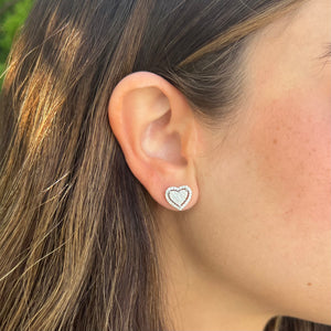 14K GOLD DIAMOND RAQUEL STUDS