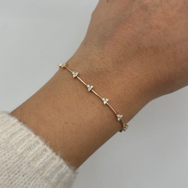 14K GOLD DIAMOND BETSY BRACELET