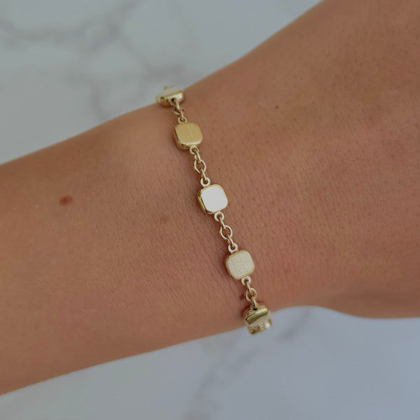 14K GOLD MARSHA BRACELET