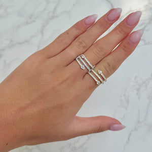 14K GOLD DIAMOND KENDALL RING